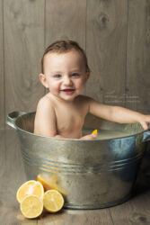 shooting bebe bain de lait