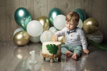 Premier anniversaire, smash the cake